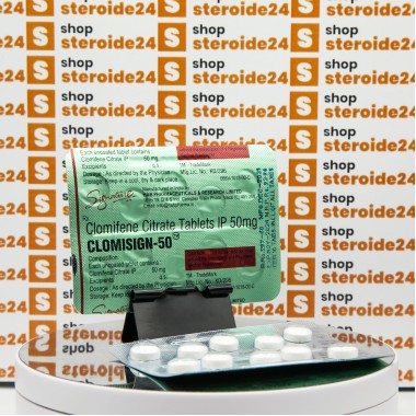 Clomisign-50 (Clomifene Tablets) 50 мг Hab Pharmaceuticals